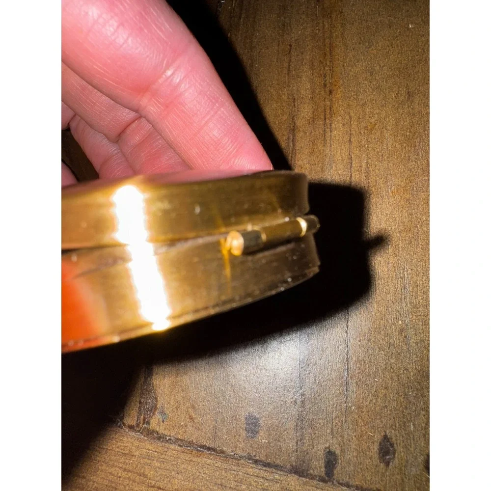 Small Pocket Compass with Lid &‎ Stop Lever To Fix Needle 1.75